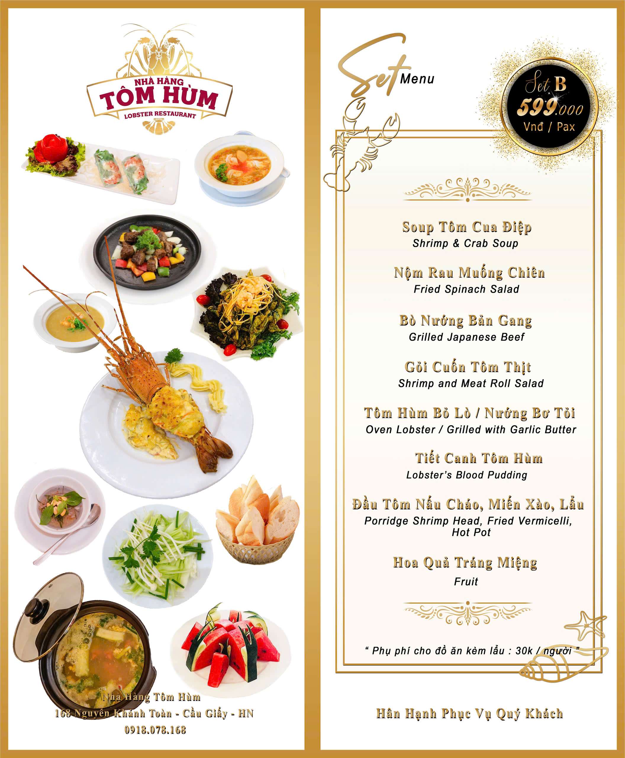  Nhà Hàng Tôm Hùm 168 Nguyễn Khánh Toàn